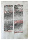 CATHOLIC LITURGY.  Missale Hildensemense.  1499.  140 (of 354) leaves, disbound and completely loose.